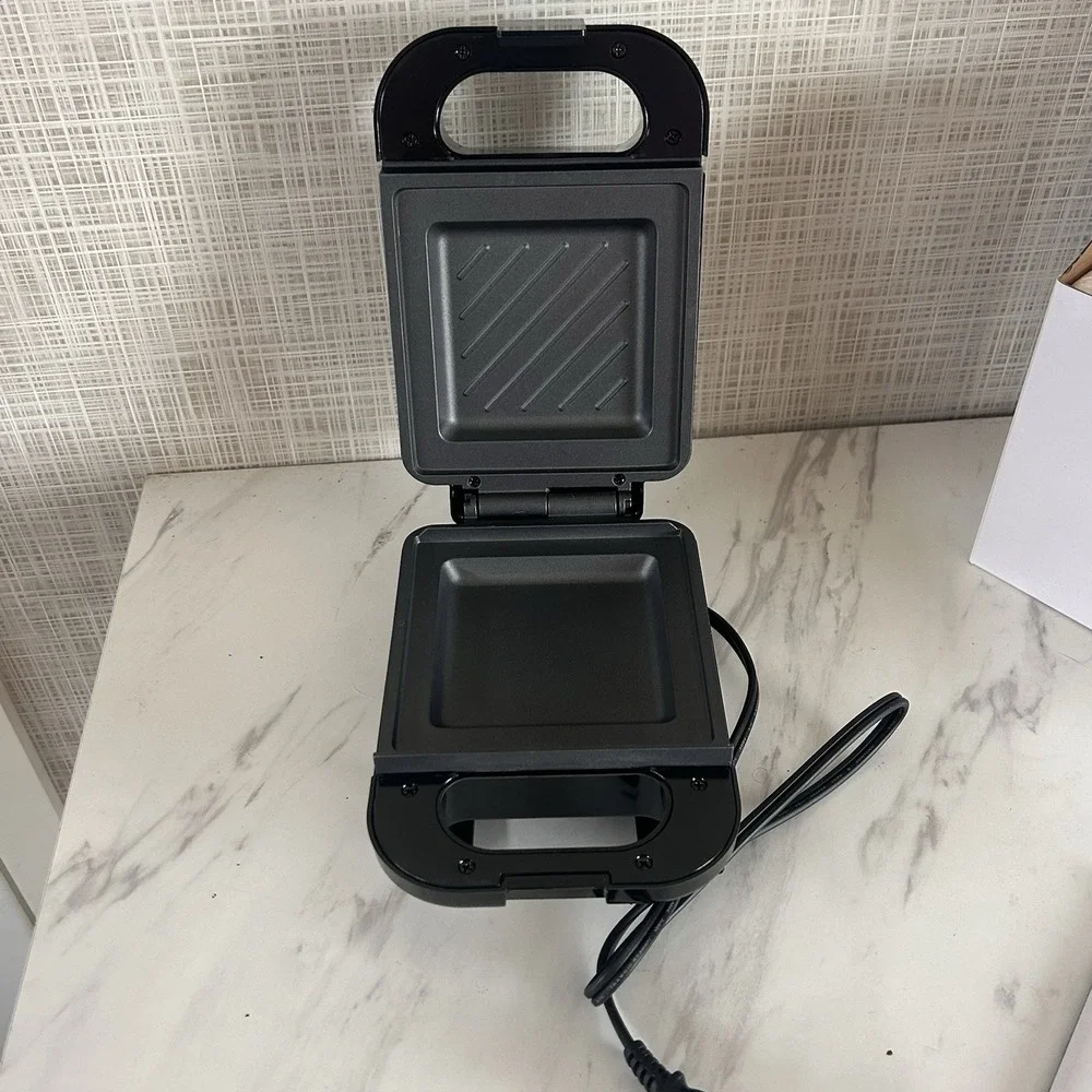 Curtis Stone Stuffed Sandwich Maker HSN New! Black Breakfast Sandwiches BxRR‎